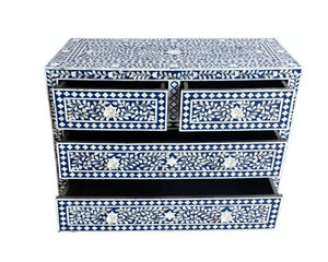 Judith Mother of Pearl Inlay Chest With 4 Drawers_ 105 cm Length
