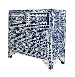 Judith Mother of Pearl Inlay Chest With 4 Drawers_ 105 cm Length
