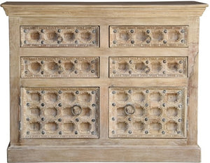 Ridhi_Solid Indian Wood Chest _ 112 cm Length