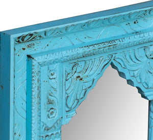Samantha_Hand Carved Wooden Mirror with four Arch