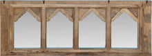 Load image into Gallery viewer, Samantha_Hand Carved Wooden Mirror with four Arch
