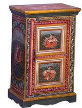 Load image into Gallery viewer, Alexander Hand Painted Bed Side Table
