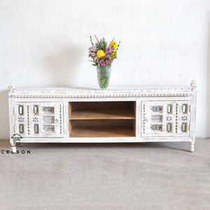 Savy Wooden Carved TV Console_TV Cabinet