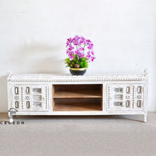 Load image into Gallery viewer, Savy Wooden Carved TV Console_TV Cabinet
