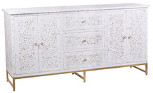 Load image into Gallery viewer, Maple_Mother of Pearl Inlay Sideboard with 3 Drawers 2 Doors
