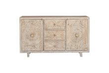 Load image into Gallery viewer, Rehman_ Hand Carved Wooden Sideboard_Buffet
