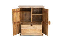 Load image into Gallery viewer, Albert_Hand Carved Solid Wood Bar Cabinet _ 85 cm Length
