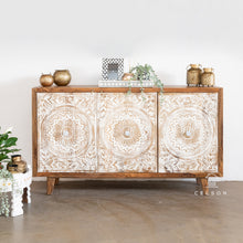 Load image into Gallery viewer, Heidi Hand Carved Wooden Sideboard_Buffet_160 cm
