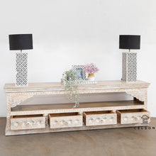 Load image into Gallery viewer, Jenn_Hand Carved TV Cabinet_TV Unit_Media Unit
