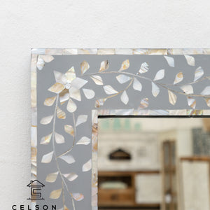 Ramona_Mother of Pearl Inlay Mirror_Available in 2 sizes_Full Length Mirror