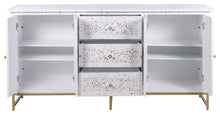 Load image into Gallery viewer, Maple_Mother of Pearl Inlay Sideboard with 3 Drawers 2 Doors
