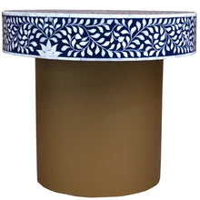 Load image into Gallery viewer, Theo_Round Hand Inlaid Coffee Table with metal Base
