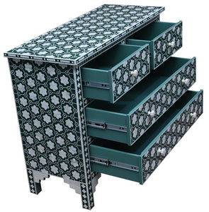 Jimmy_ Bone Inlay Chest With 4 Drawers