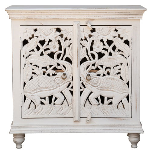 Sophie_Solid Wood 2 Door Cupboard_Chest_Cabinet