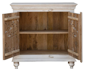 Sophie_Solid Wood 2 Door Cupboard_Chest_Cabinet