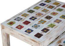 Load image into Gallery viewer, Marcus _Solid Indian Wood Hand Painted Nesting Table Set of 3
