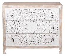 Load image into Gallery viewer, Kevin Solid Indian Wood Chest of Drawer_Chest with 3 drawers
