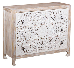 Kevin Solid Indian Wood Chest of Drawer_Chest with 3 drawers