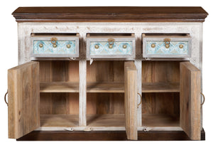 Wiki_ Hand Carved Wooden Sideboard