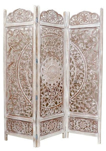Yenfer Wooden Carved Room Divider