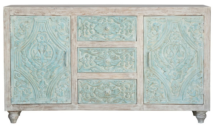Emma_Solid Indian Wood Side Board_Chest of Drawer_Buffet