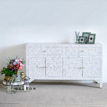 Load image into Gallery viewer, Niel _Mother of pearl Inlay Sideboard with 2 Drawers 4 Doors
