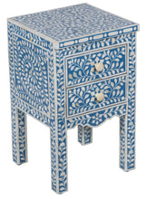 Load image into Gallery viewer, Ivy_Bone Inlay Bed Side Table
