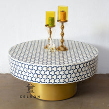 Load image into Gallery viewer, Chris_Bone Inlay Coffee Table_93 Dia cm
