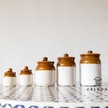 Load image into Gallery viewer, Anny_barni_ceramic pickle jar_storage jar_Available in 5 sizes
