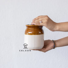 Load image into Gallery viewer, Anny_barni_ceramic pickle jar_storage jar_Available in 5 sizes
