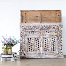 Load image into Gallery viewer, Biba_Solid Indian Wood 2 Door Cupboard_Chest_Cabinet_ 120 cm Length
