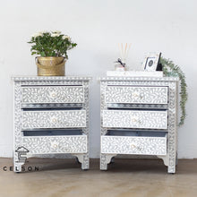 Load image into Gallery viewer, Emna_Resin Inlay Bedside Table_Side Table_Bed Side
