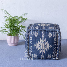 Load image into Gallery viewer, Noora_Pouf_ Decorative Ottoman_ Designer Ottoman _ Footstool
