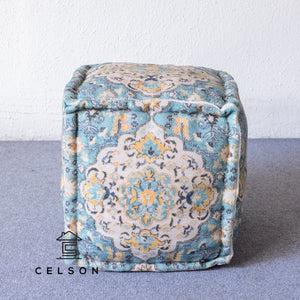 Noora_Pouf_ Decorative Ottoman_ Designer Ottoman _ Footstool