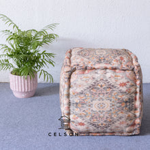 Load image into Gallery viewer, Noora_Pouf_ Decorative Ottoman_ Designer Ottoman _ Footstool
