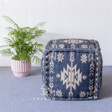 Load image into Gallery viewer, Noora_Pouf_ Decorative Ottoman_ Designer Ottoman _ Footstool
