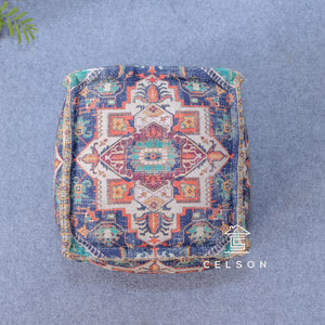 Noora_Pouf_ Decorative Ottoman_ Designer Ottoman _ Footstool