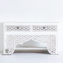 Load image into Gallery viewer, Penny_Solid Wood Console Table with 2 Drawers_Vanity Table

