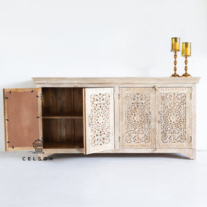 Riva_Hand Carved Wooden Sideboard_Buffet