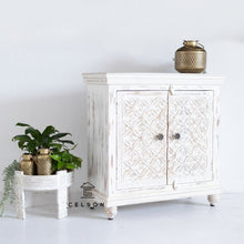 Load image into Gallery viewer, Ashi_Solid Indian Wood 2 Door Cupboard_Chest_Cabinet_ 90 cm Length
