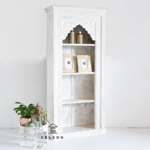 Load image into Gallery viewer, Paul Solid Wood Arched Bookcase_Display Unit_Bookshelf
