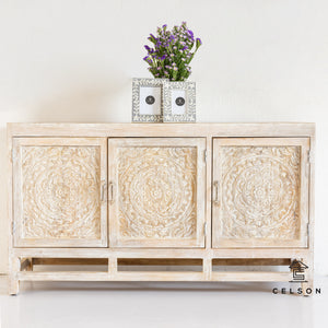 Douglas _Hand Carved Wooden Sideboard_Buffet_160cms