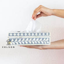 Load image into Gallery viewer, Obie Bone Inlay Tissue Box_Available in different colors
