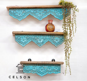 Robin Wooden Wall Shelves Set of 3