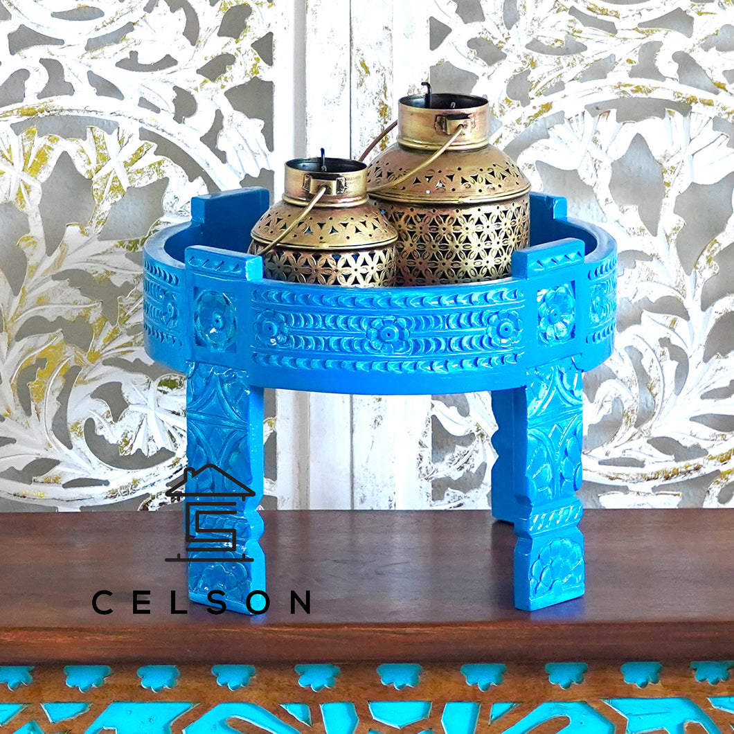 Yana Carved Chakki Table