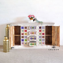 Load image into Gallery viewer, Kai Wooden Tile Sideboard
