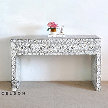 Load image into Gallery viewer, Alia Mother of Pearl Inlay Console Table
