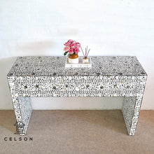 Load image into Gallery viewer, Alia Mother of Pearl Inlay Console Table
