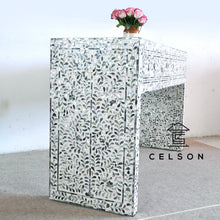 Load image into Gallery viewer, Alia Mother of Pearl Inlay Console Table
