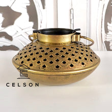 Load image into Gallery viewer, Fish  Antique Brass Lantern
